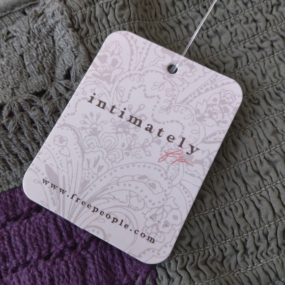 NWT Free People Another Weekend Longline in army combo - Picture 6 of 7